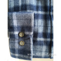 Men Business Flannel Fabric Shirt